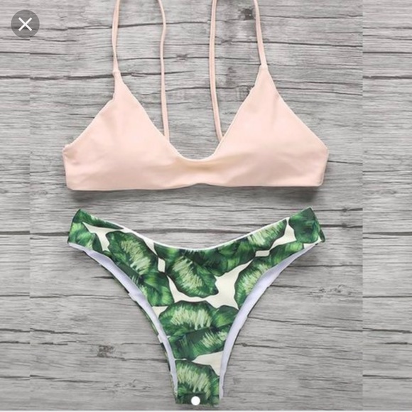 Zaful Other - Pink and green bikini